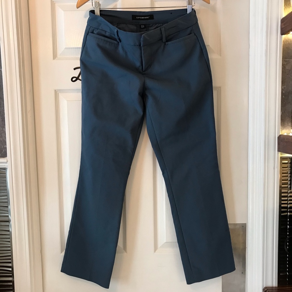 Liverpool Straight Leg Petite Size 4 Dress Pants
